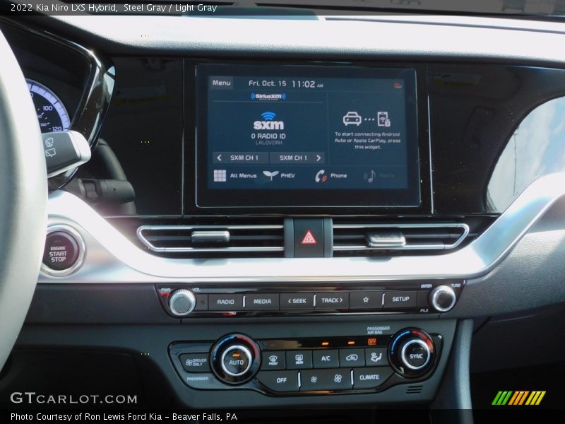 Steel Gray / Light Gray 2022 Kia Niro LXS Hybrid
