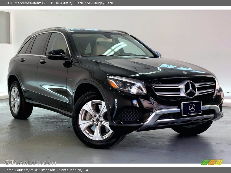 Black / Silk Beige/Black 2018 Mercedes-Benz GLC 350e 4Matic