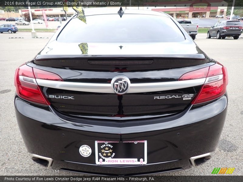 Ebony Twilight Metallic / Ebony 2016 Buick Regal GS Group AWD