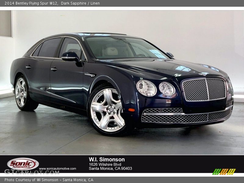 Dark Sapphire / Linen 2014 Bentley Flying Spur W12