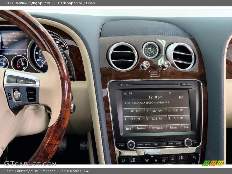 Dark Sapphire / Linen 2014 Bentley Flying Spur W12