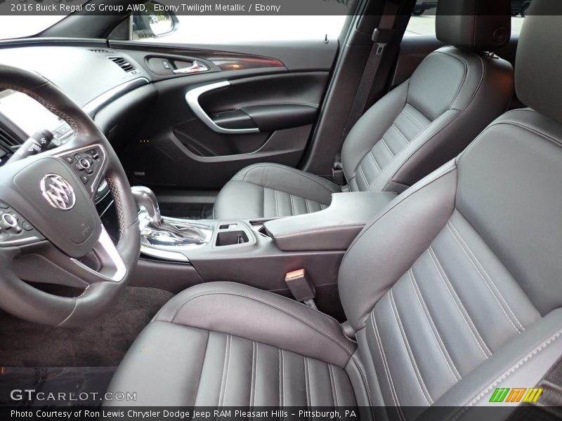 Front Seat of 2016 Regal GS Group AWD