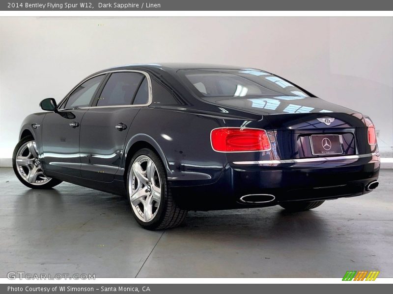 Dark Sapphire / Linen 2014 Bentley Flying Spur W12