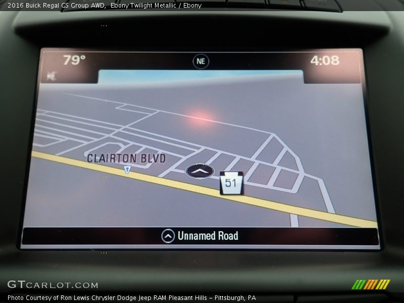 Navigation of 2016 Regal GS Group AWD