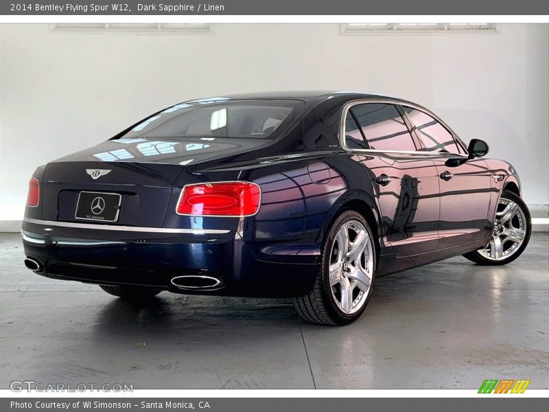 Dark Sapphire / Linen 2014 Bentley Flying Spur W12