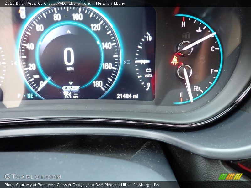  2016 Regal GS Group AWD GS Group AWD Gauges