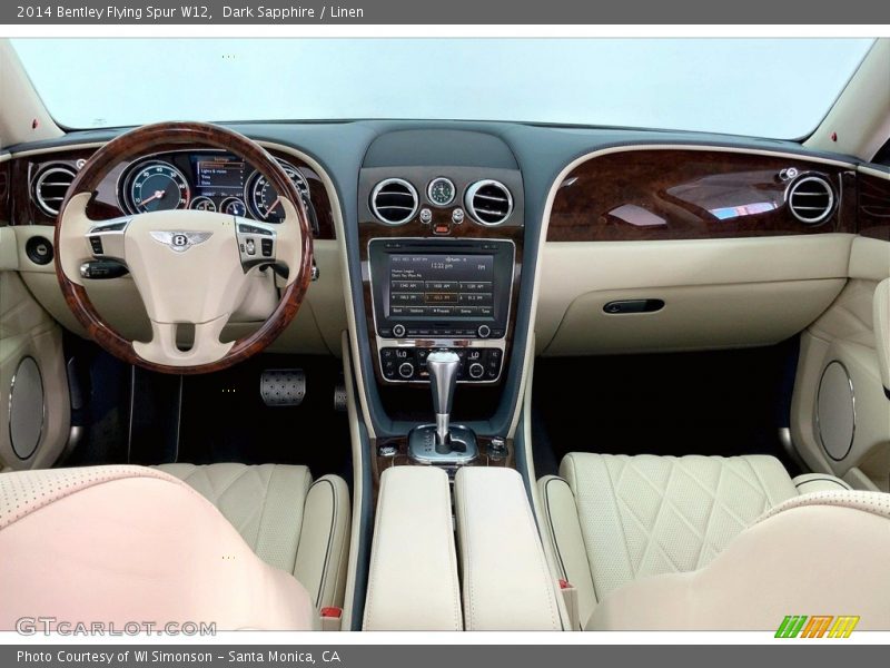 Dark Sapphire / Linen 2014 Bentley Flying Spur W12
