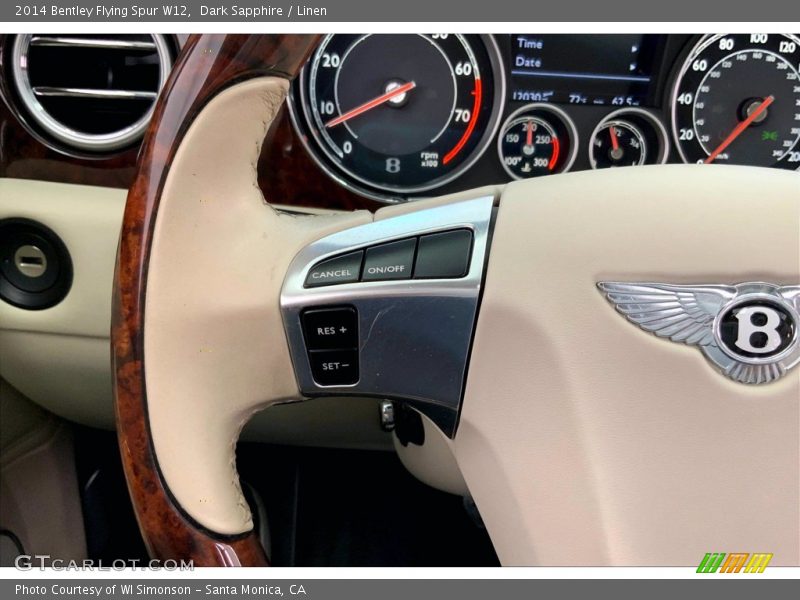 Dark Sapphire / Linen 2014 Bentley Flying Spur W12