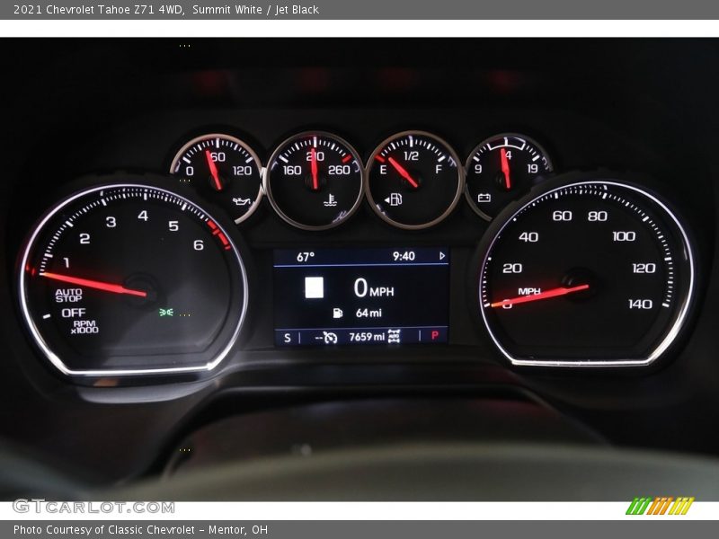 Summit White / Jet Black 2021 Chevrolet Tahoe Z71 4WD