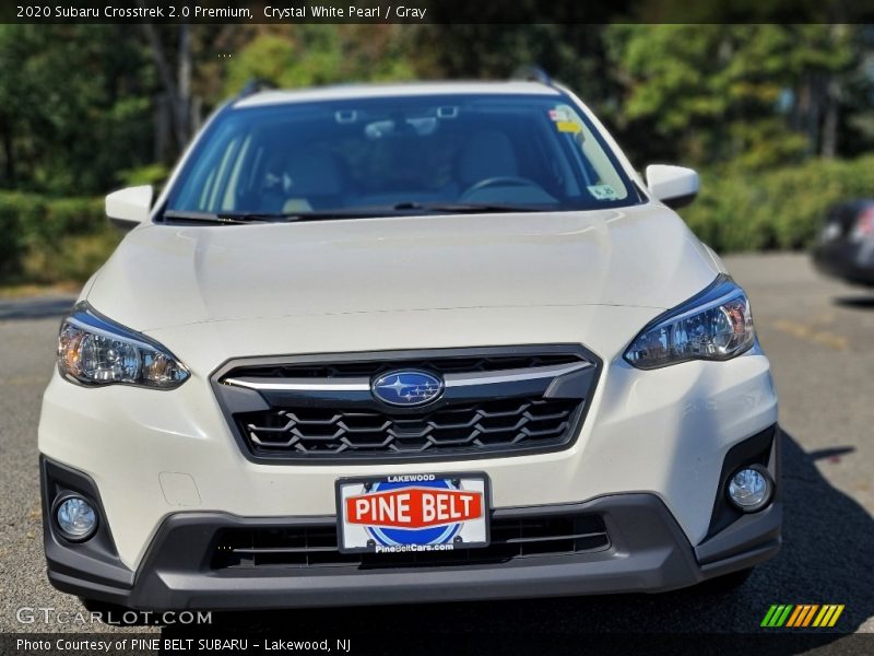 Crystal White Pearl / Gray 2020 Subaru Crosstrek 2.0 Premium