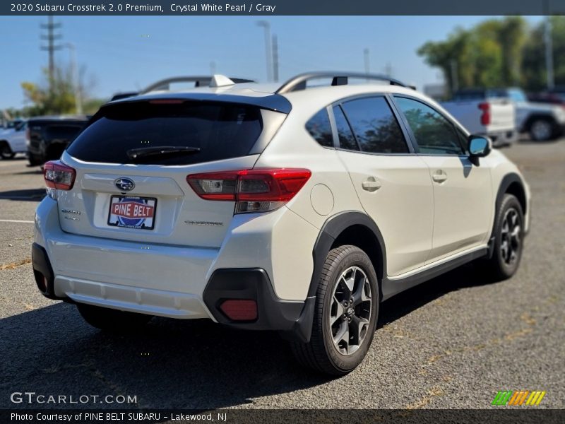 Crystal White Pearl / Gray 2020 Subaru Crosstrek 2.0 Premium