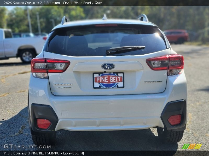 Crystal White Pearl / Gray 2020 Subaru Crosstrek 2.0 Premium