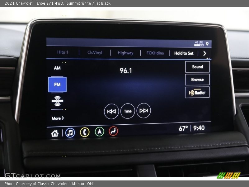 Summit White / Jet Black 2021 Chevrolet Tahoe Z71 4WD