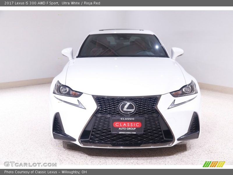Ultra White / Rioja Red 2017 Lexus IS 300 AWD F Sport