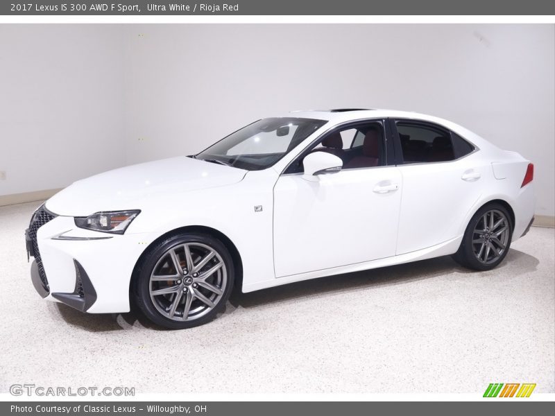 Ultra White / Rioja Red 2017 Lexus IS 300 AWD F Sport