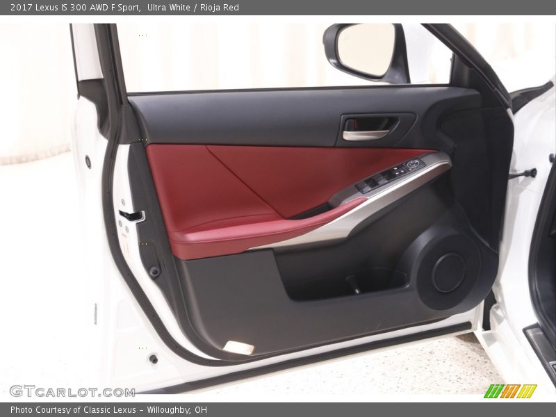 Ultra White / Rioja Red 2017 Lexus IS 300 AWD F Sport