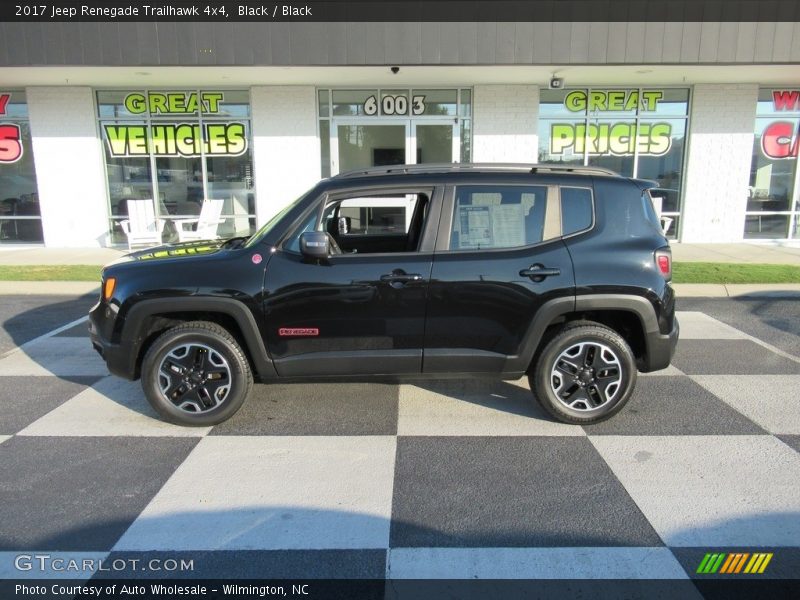 Black / Black 2017 Jeep Renegade Trailhawk 4x4