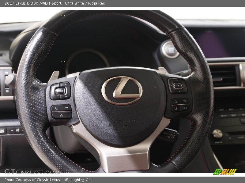 Ultra White / Rioja Red 2017 Lexus IS 300 AWD F Sport