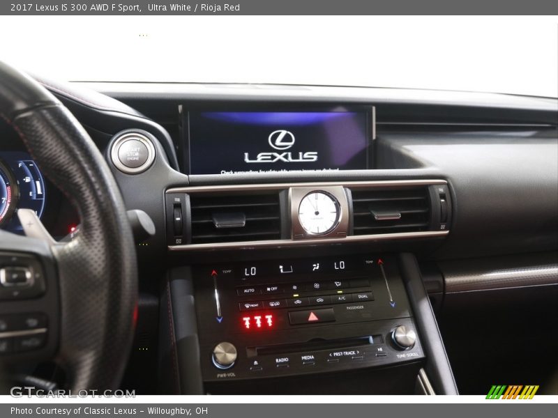 Ultra White / Rioja Red 2017 Lexus IS 300 AWD F Sport