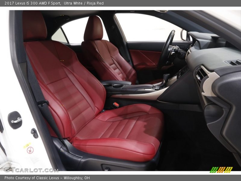 Ultra White / Rioja Red 2017 Lexus IS 300 AWD F Sport
