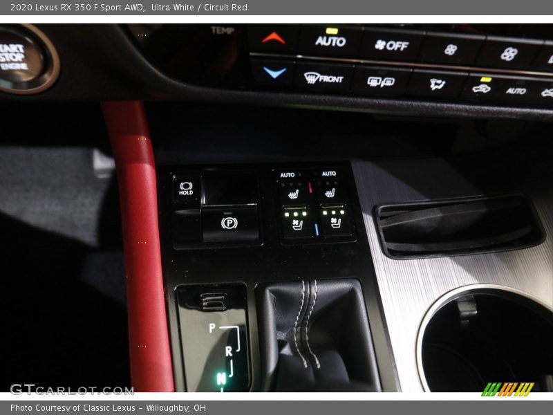 Ultra White / Circuit Red 2020 Lexus RX 350 F Sport AWD