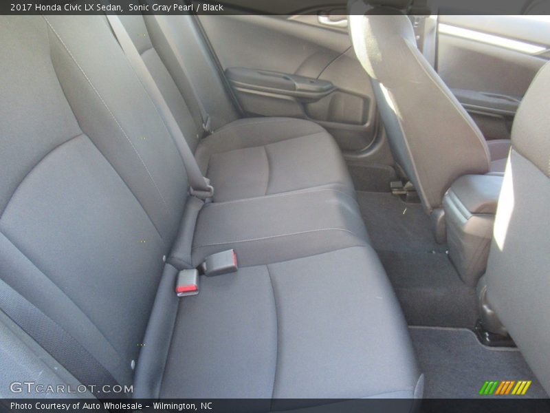 Sonic Gray Pearl / Black 2017 Honda Civic LX Sedan