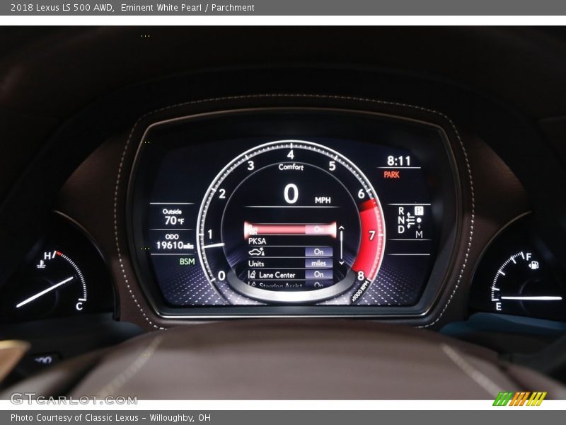 Eminent White Pearl / Parchment 2018 Lexus LS 500 AWD