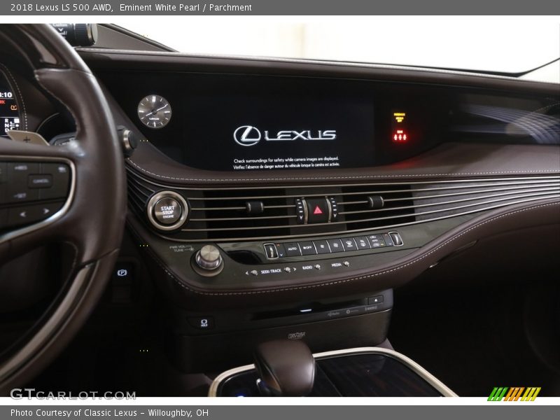 Eminent White Pearl / Parchment 2018 Lexus LS 500 AWD
