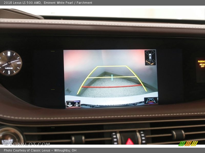 Eminent White Pearl / Parchment 2018 Lexus LS 500 AWD