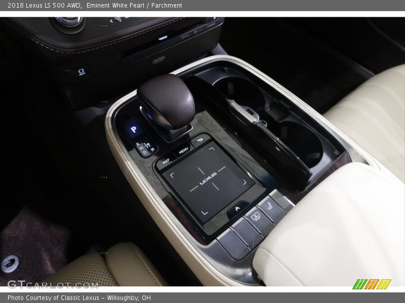 Eminent White Pearl / Parchment 2018 Lexus LS 500 AWD