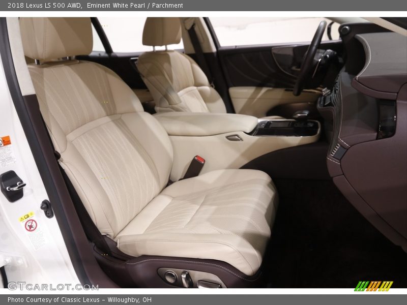 Eminent White Pearl / Parchment 2018 Lexus LS 500 AWD