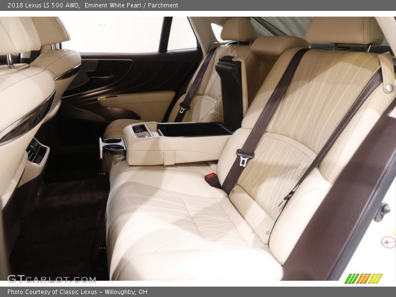 Eminent White Pearl / Parchment 2018 Lexus LS 500 AWD