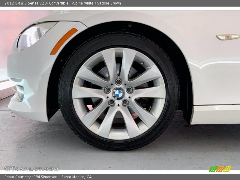 Alpine White / Saddle Brown 2012 BMW 3 Series 328i Convertible