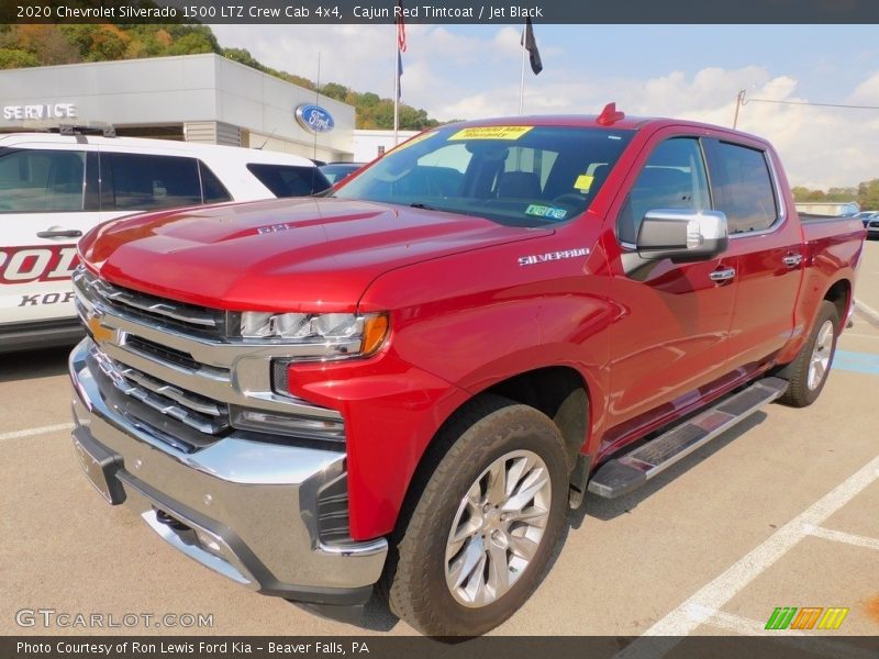 Cajun Red Tintcoat / Jet Black 2020 Chevrolet Silverado 1500 LTZ Crew Cab 4x4