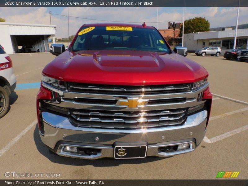 Cajun Red Tintcoat / Jet Black 2020 Chevrolet Silverado 1500 LTZ Crew Cab 4x4