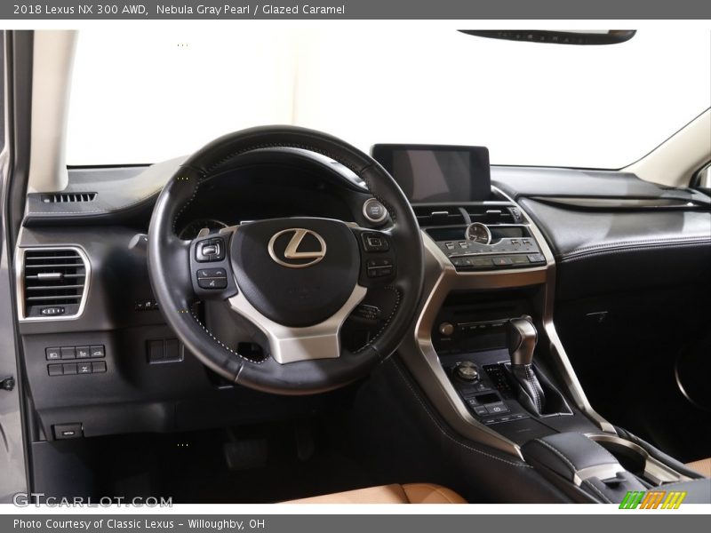 Nebula Gray Pearl / Glazed Caramel 2018 Lexus NX 300 AWD
