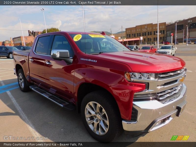 Cajun Red Tintcoat / Jet Black 2020 Chevrolet Silverado 1500 LTZ Crew Cab 4x4