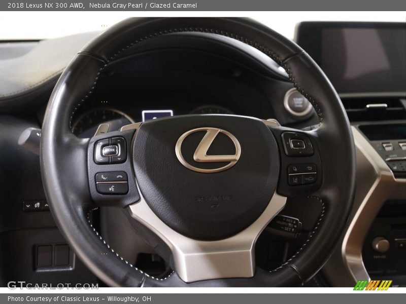 Nebula Gray Pearl / Glazed Caramel 2018 Lexus NX 300 AWD