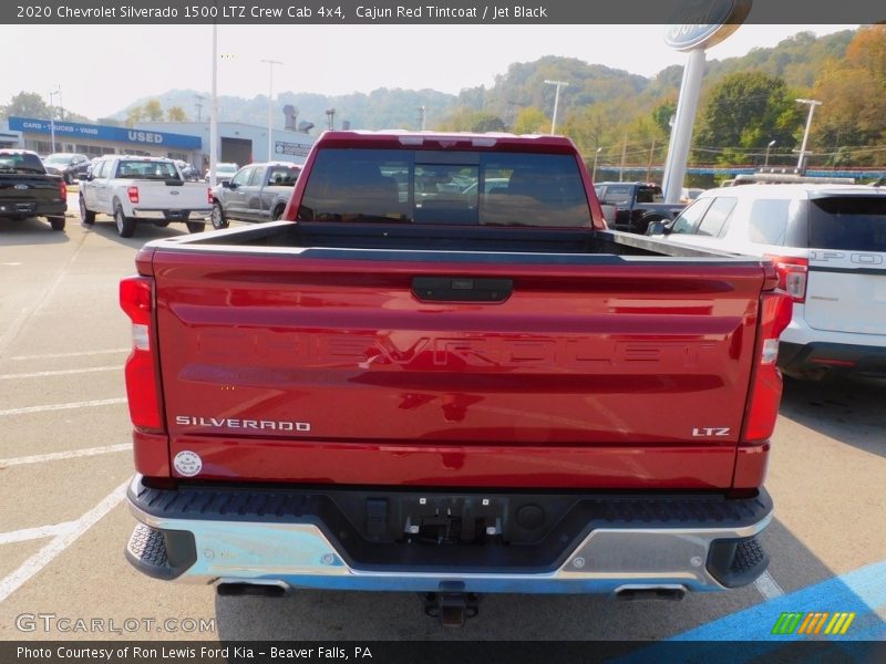 Cajun Red Tintcoat / Jet Black 2020 Chevrolet Silverado 1500 LTZ Crew Cab 4x4