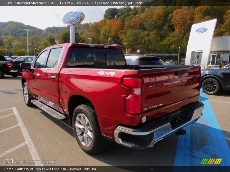 Cajun Red Tintcoat / Jet Black 2020 Chevrolet Silverado 1500 LTZ Crew Cab 4x4