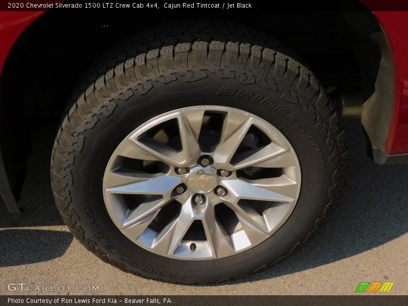 Cajun Red Tintcoat / Jet Black 2020 Chevrolet Silverado 1500 LTZ Crew Cab 4x4