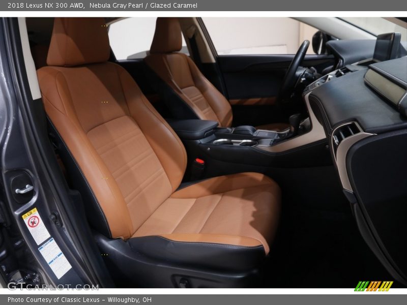 Nebula Gray Pearl / Glazed Caramel 2018 Lexus NX 300 AWD