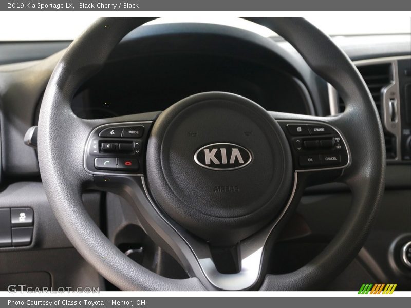 Black Cherry / Black 2019 Kia Sportage LX