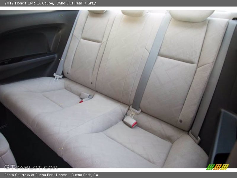 Dyno Blue Pearl / Gray 2012 Honda Civic EX Coupe