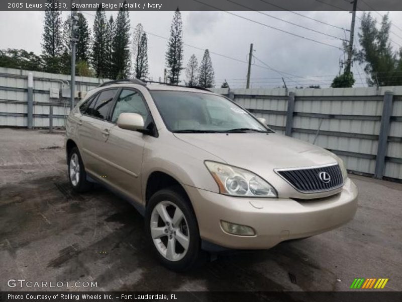 Savannah Beige Metallic / Ivory 2005 Lexus RX 330