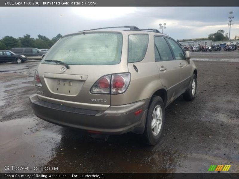 Burnished Gold Metallic / Ivory 2001 Lexus RX 300