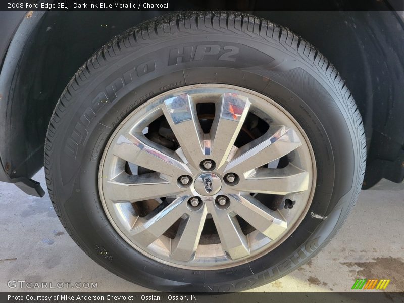 Dark Ink Blue Metallic / Charcoal 2008 Ford Edge SEL