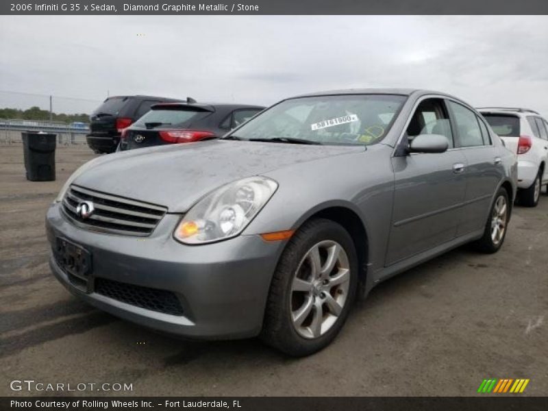 Diamond Graphite Metallic / Stone 2006 Infiniti G 35 x Sedan