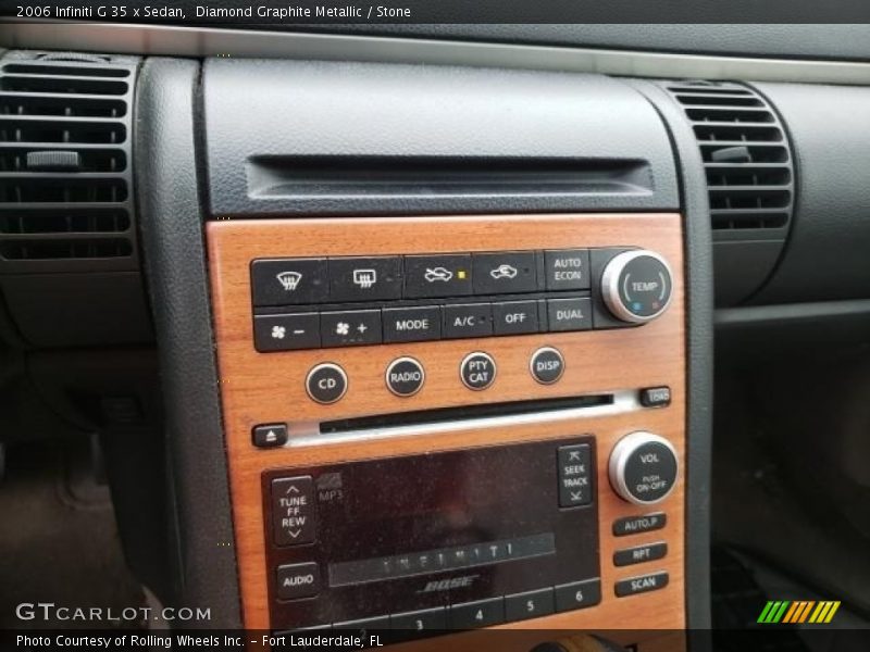 Diamond Graphite Metallic / Stone 2006 Infiniti G 35 x Sedan