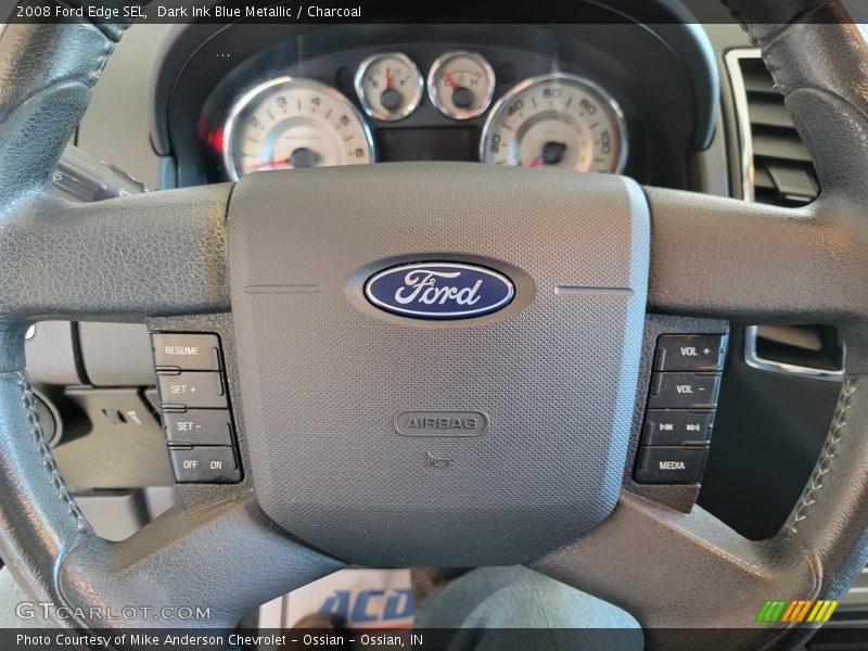 Dark Ink Blue Metallic / Charcoal 2008 Ford Edge SEL